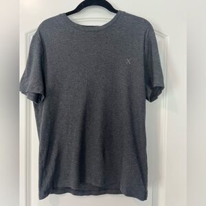 Express Men’s 100% cotton t-shirt, size extra small, dark grey gray